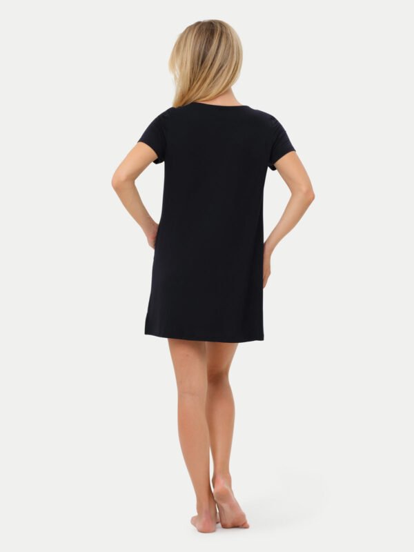 Short Sleeve Short Bamboo Sleepshirt - Image 10