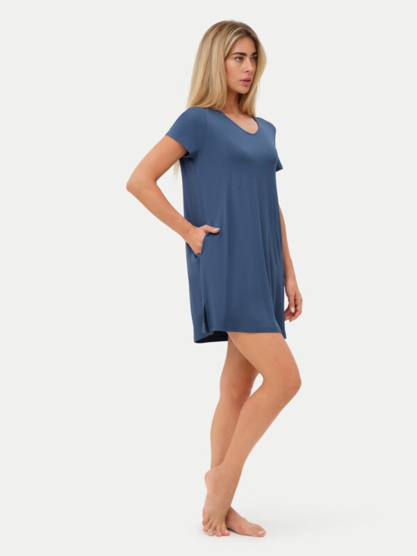 Short Sleeve Short Bamboo Sleepshirt - Image 83
