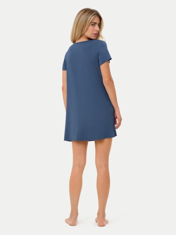 Short Sleeve Short Bamboo Sleepshirt - Image 84