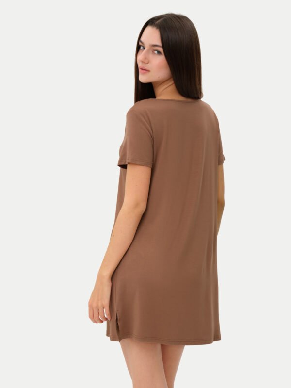 Short Sleeve Short Bamboo Sleepshirt - Image 34