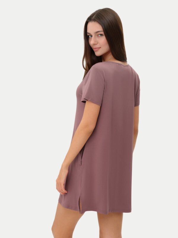 Short Sleeve Short Bamboo Sleepshirt - Image 94