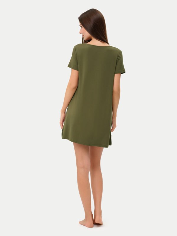 Short Sleeve Short Bamboo Sleepshirt - Image 71