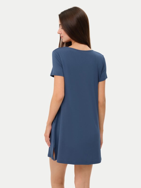Short Sleeve Short Bamboo Sleepshirt - Image 88