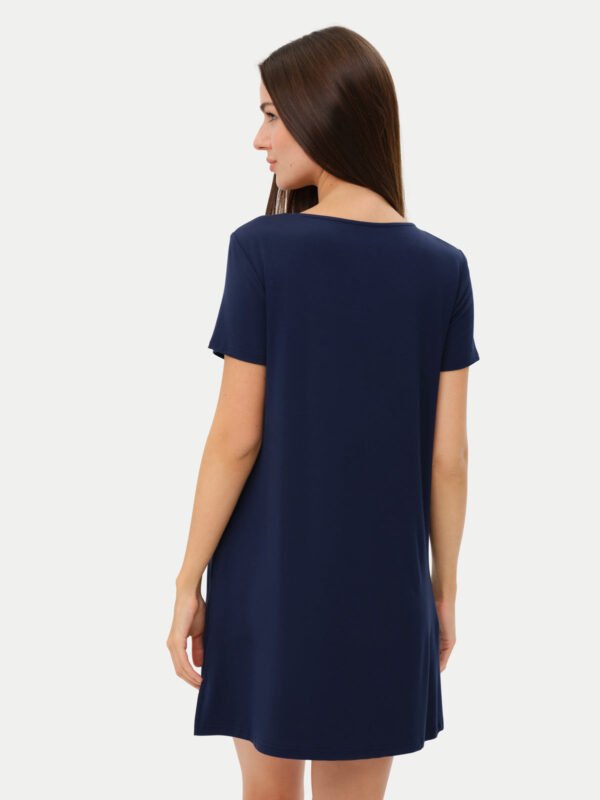 Short Sleeve Short Bamboo Sleepshirt - Image 73