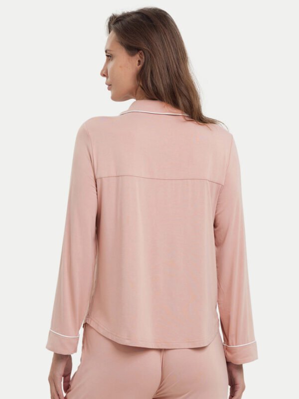 Long Sleeve Bamboo Pajama Set - Image 2