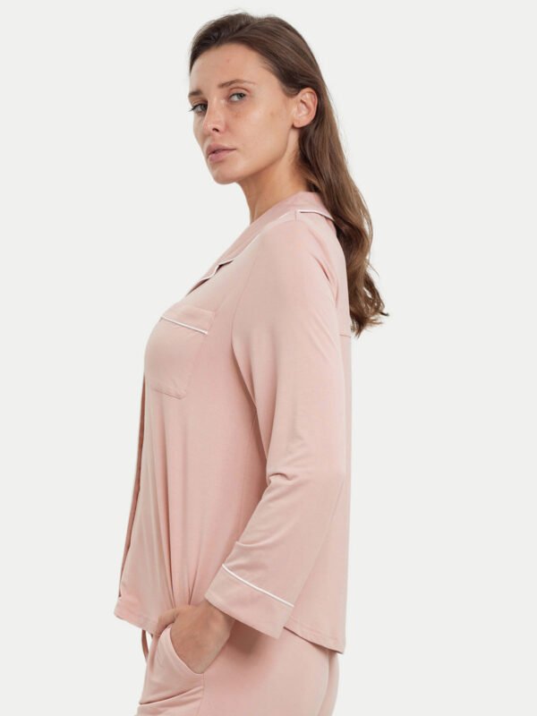 Long Sleeve Bamboo Pajama Shirt - Image 3