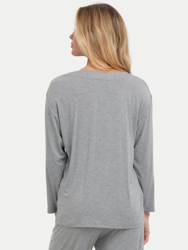 Long Sleeve Bamboo Slouchy PJs Top - Image 7