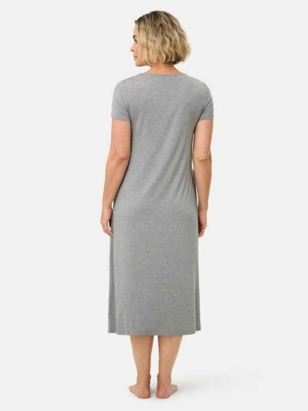 Short Sleeve Long Bamboo Sleepshirt - Image 39