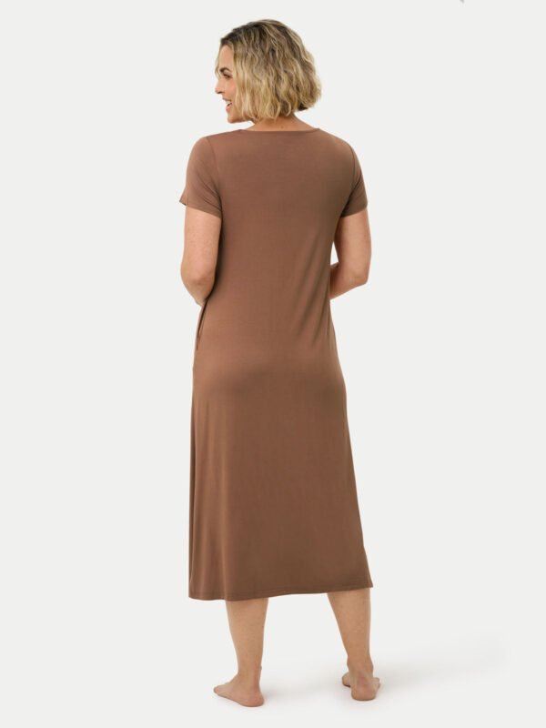 Short Sleeve Long Bamboo Sleepshirt - Image 17