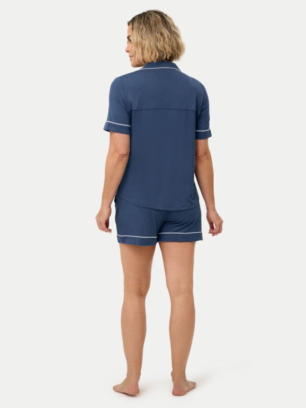 Short Sleeve Bamboo Pajama Set - Image 32