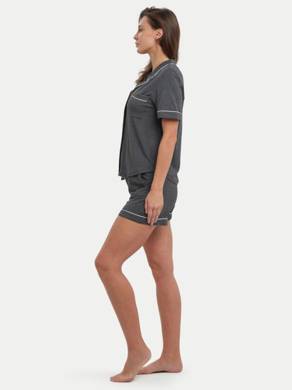 Short Sleeve Bamboo Pajama Shirt - Image 26