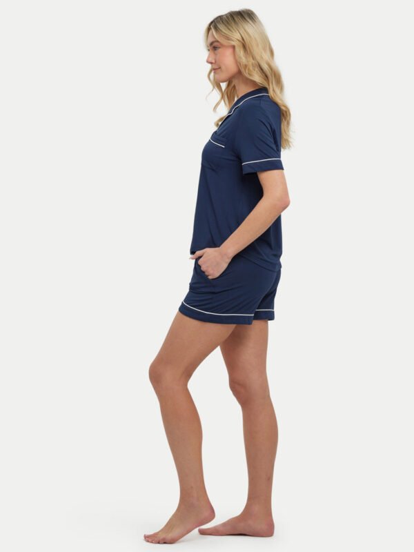 Short Sleeve Bamboo Pajama Set - Image 16