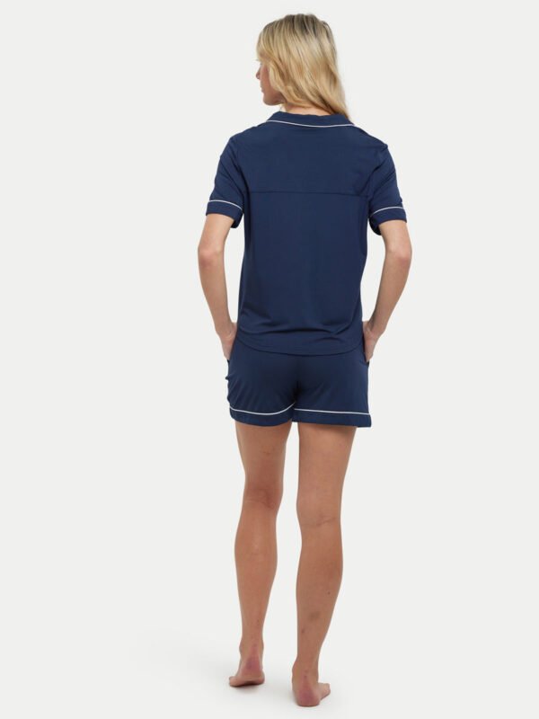 Short Sleeve Bamboo Pajama Set - Image 15