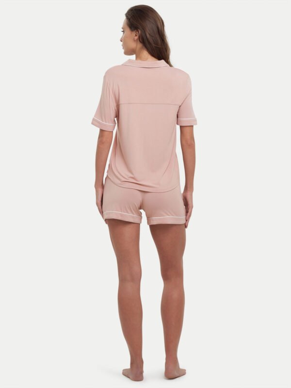 Short Sleeve Bamboo Pajama Set - Image 70