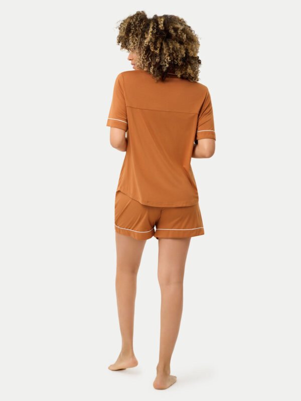 Short Sleeve Bamboo Pajama Set - Image 52