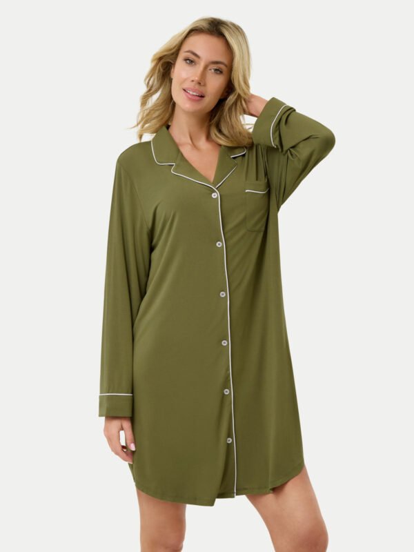 Bamboo Pajama Nightshirt - Image 38