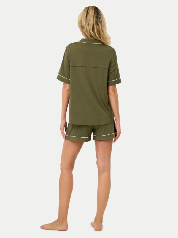 Short Sleeve Bamboo Pajama Set - Image 48