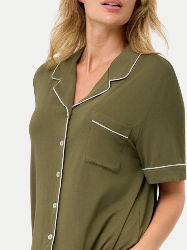 Short Sleeve Bamboo Pajama Set - Image 50