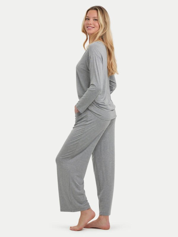Long Sleeve Bamboo Slouchy PJs Top - Image 4