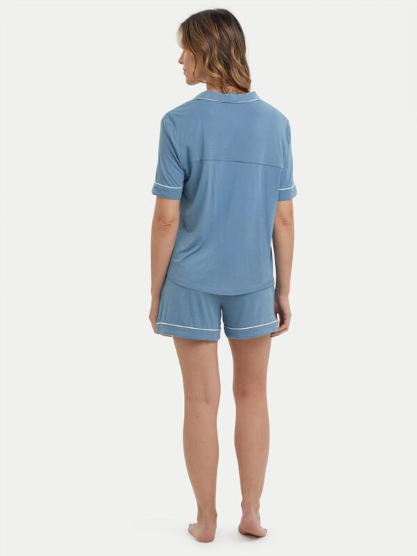 Short Sleeve Bamboo Pajama Set - Image 63