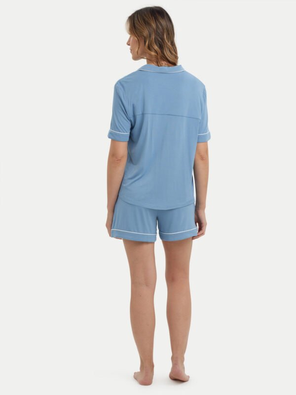 Short Sleeve Bamboo Pajama Shirt - Image 30