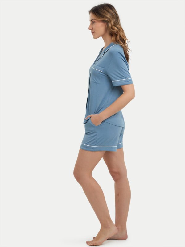 Short Sleeve Bamboo Pajama Set - Image 64