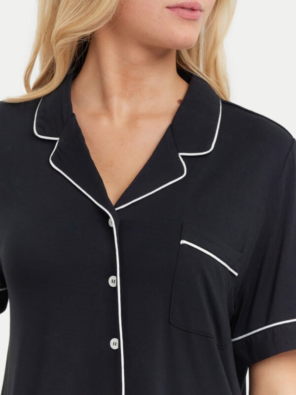 Short Sleeve Bamboo Pajama Set - Image 9