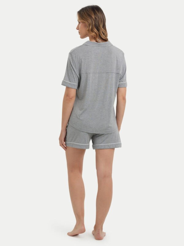 Short Sleeve Bamboo Pajama Set - Image 10