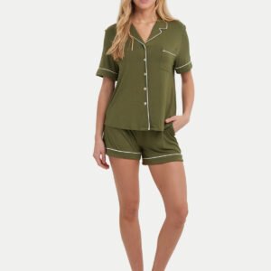 Short Sleeve Bamboo Pajama Set