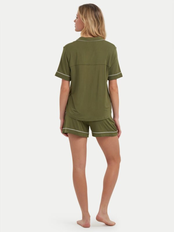 Short Sleeve Bamboo Pajama Set - Image 2