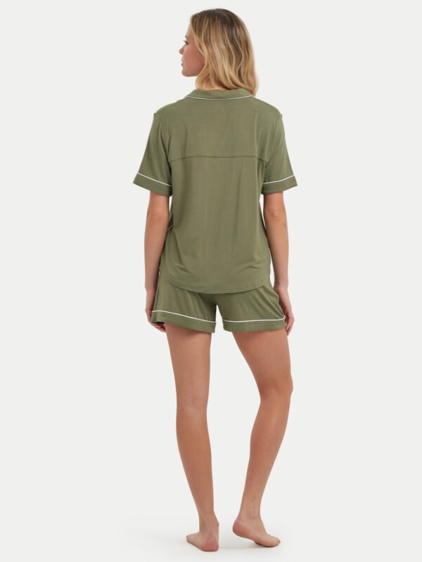 Short Sleeve Bamboo Pajama Shirt - Image 4