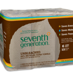 Unbleached Paper Towels (120 sheets per roll)